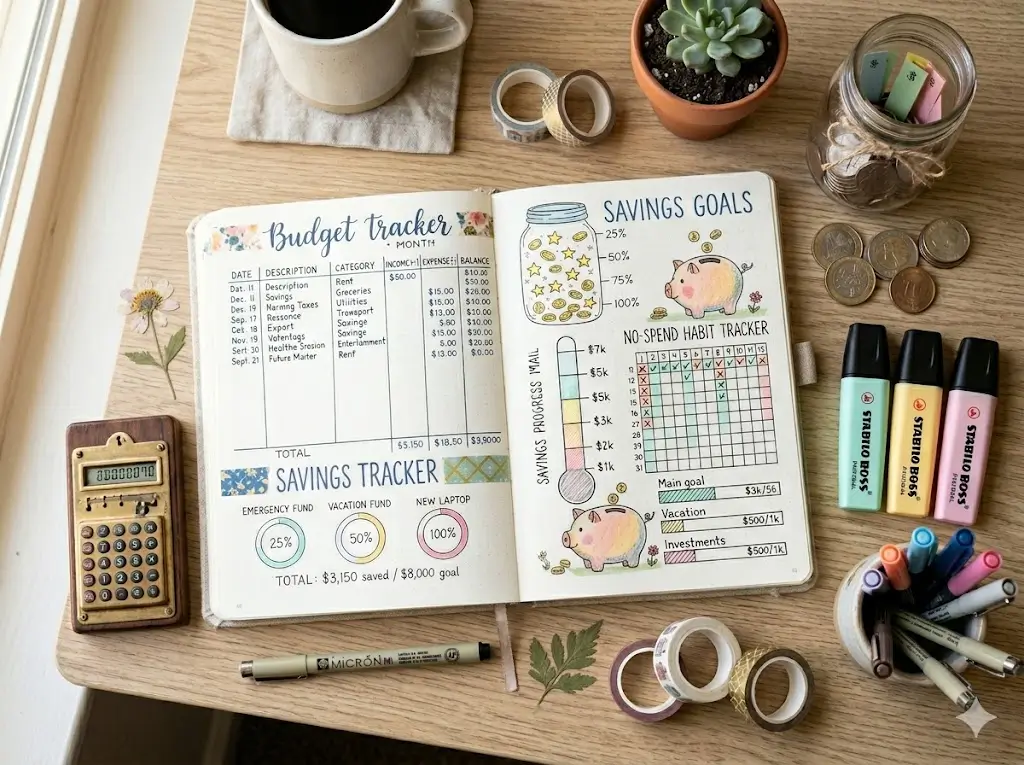 How to Start a Saving Money Bullet Journal: A Simple Guide