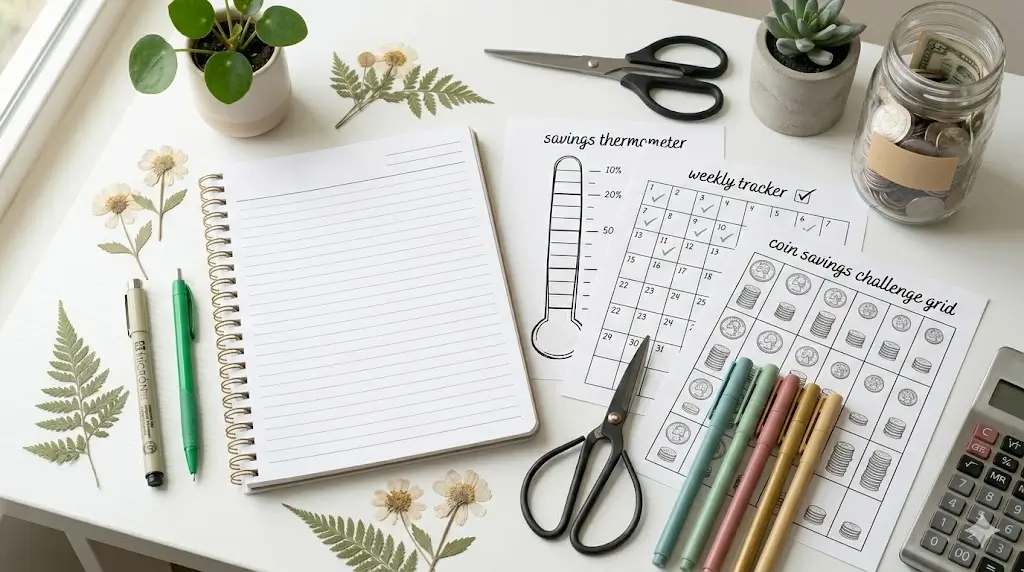 15 Free Money Saving Chart Printables to Track Your Goals