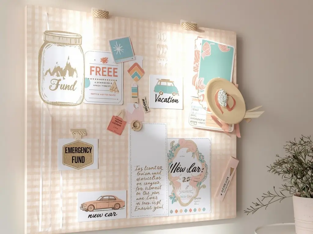 How to Create a Saving Money Vision Board
