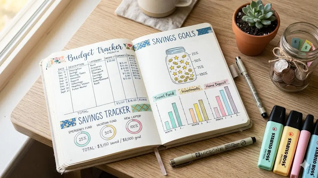 How to Start a Saving Money Bullet Journal: A Simple Guide