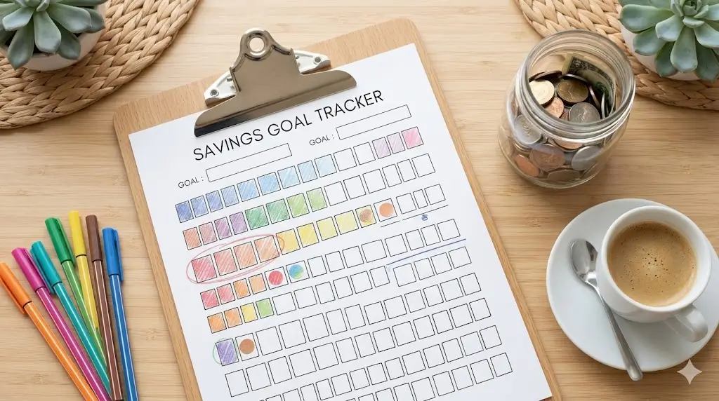 Printable Saving Money Chart to Track Your Progress