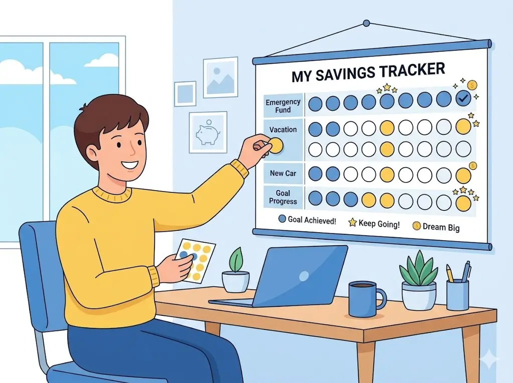 Printable Saving Money Chart to Track Your Progress