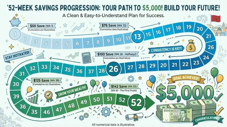52 Week Money Saving Challenge: Build Capital to Fund Your Financial Freedom