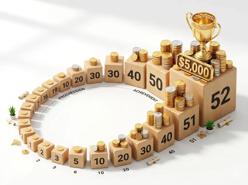 52 Week Money Saving Challenge: Build Capital to Fund Your Financial Freedom