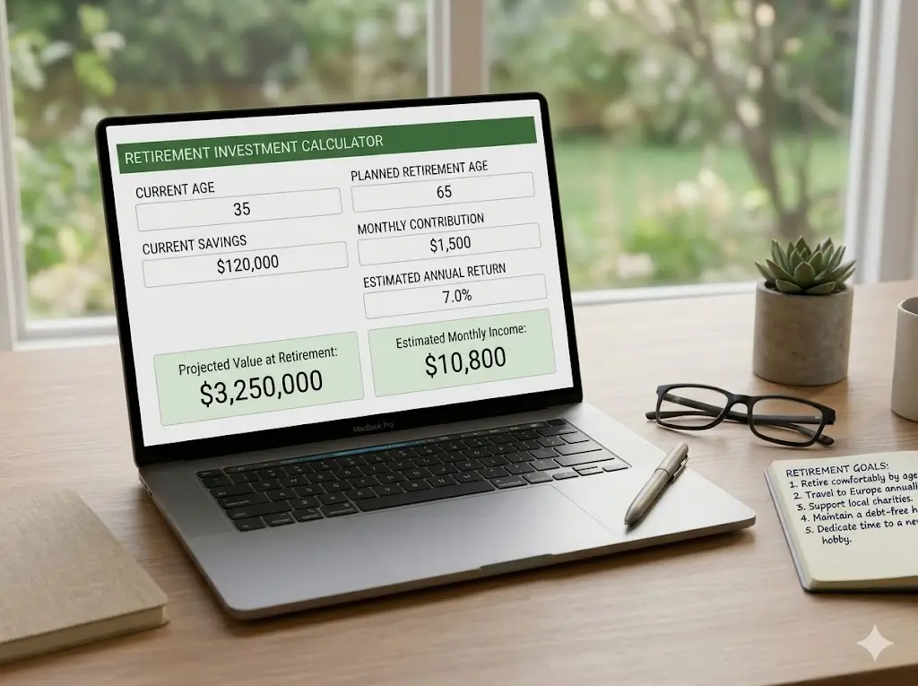 How to Use a Retirement Investment Calculator for Planning