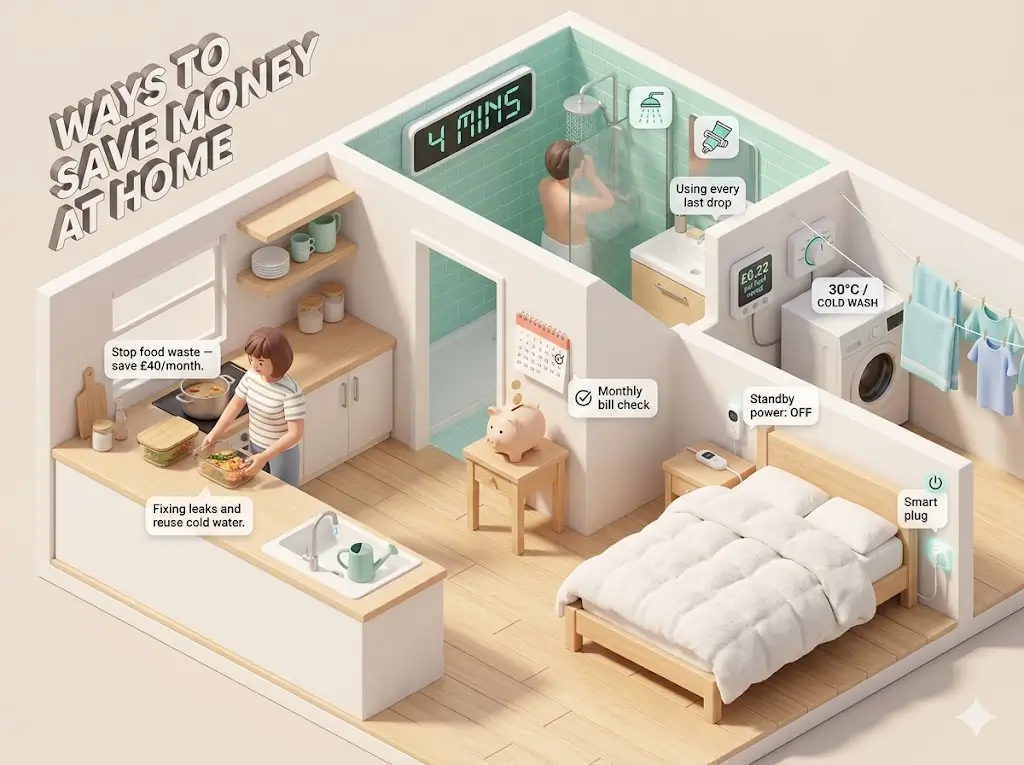 Simple Ways to Save Money at Home and Lower Your Bills